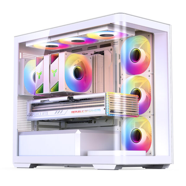 VỎ CASE PC JONSBO D300 WHITE