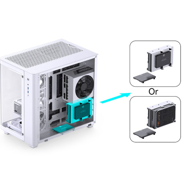 VỎ CASE PC JONSBO TK-3 WHITE - Ảnh 32