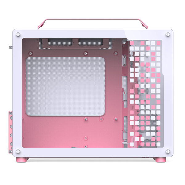VỎ CASE PC M-ATX JONSBO Z20 MINI TOWER M-ATX PINK WHITE - Ảnh 4