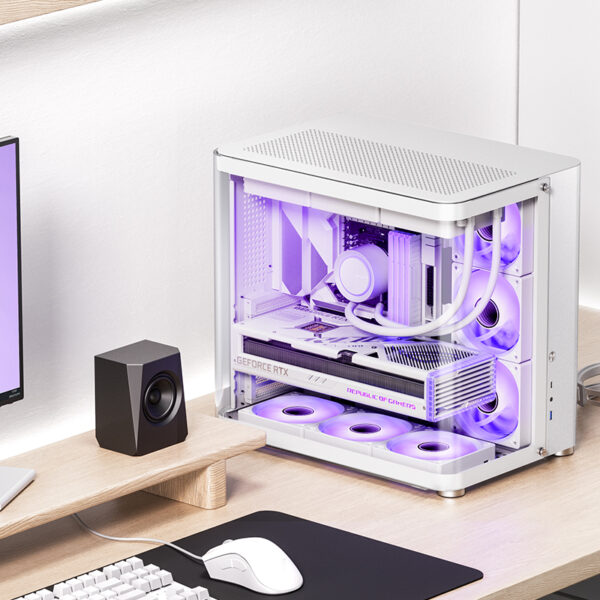 VỎ CASE PC JONSBO TK-2 WHITE - Hình ảnh 4