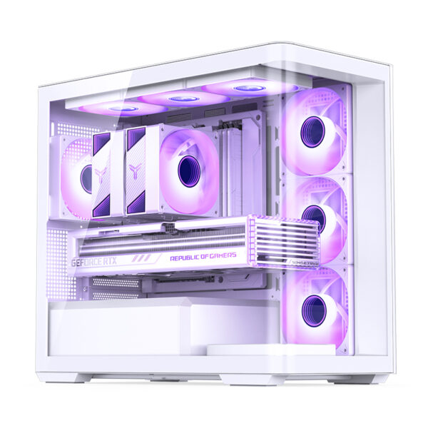 VỎ CASE PC JONSBO D300 WHITE - Hình ảnh 5