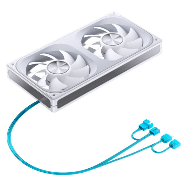 QUẠT TẢN NHIỆT JONSBO ZA-240W/WR WHITE - Hình ảnh 6