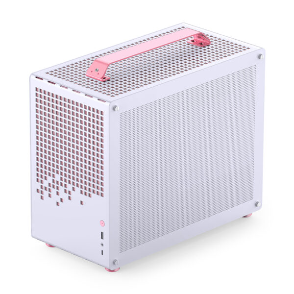 VỎ CASE PC M-ATX JONSBO Z20 MINI TOWER M-ATX PINK WHITE - Ảnh 7
