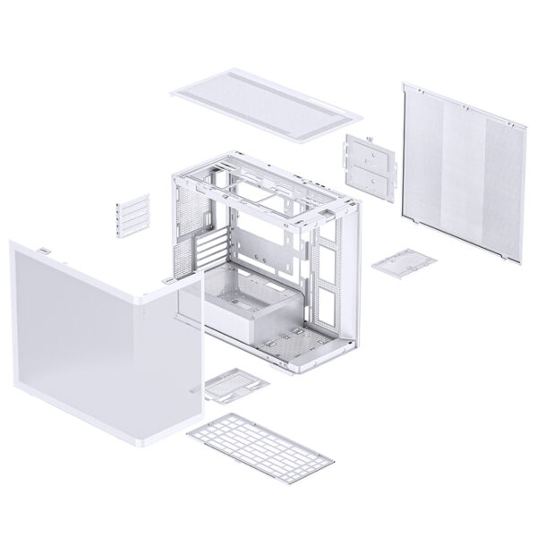 VỎ CASE PC JONSBO D300 WHITE - Hình ảnh 8
