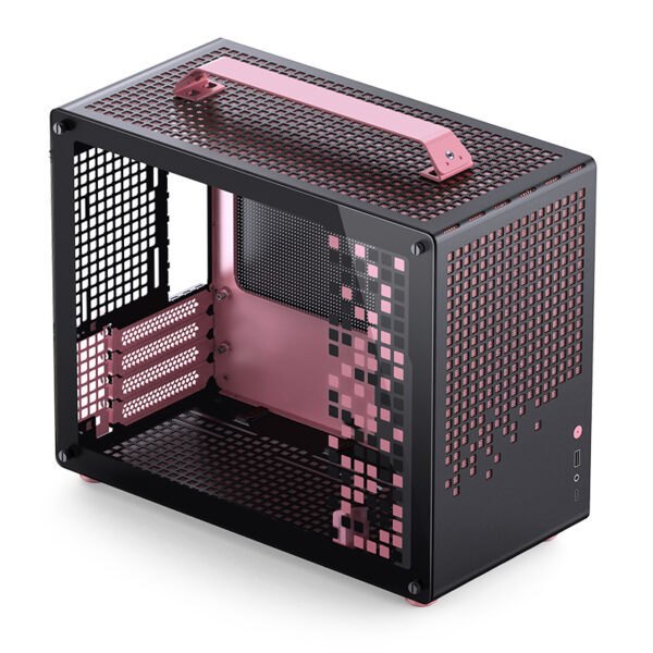VỎ CASE PC M-ATX JONSBO Z20 PINK BLACK