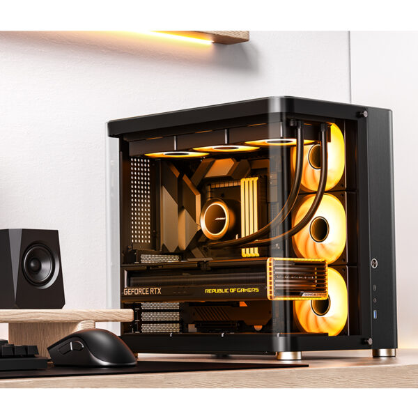 VỎ CASE PC JONSBO TK-2 BLACK - Hình ảnh 2