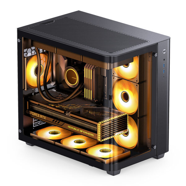 VỎ CASE PC JONSBO TK-3 BLACK - Ảnh 12