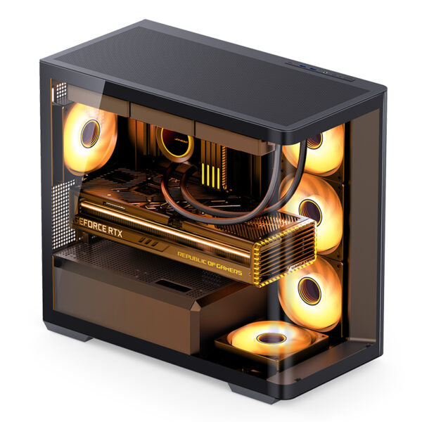 VỎ CASE PC JONSBO D300 BLACK - Hình ảnh 3