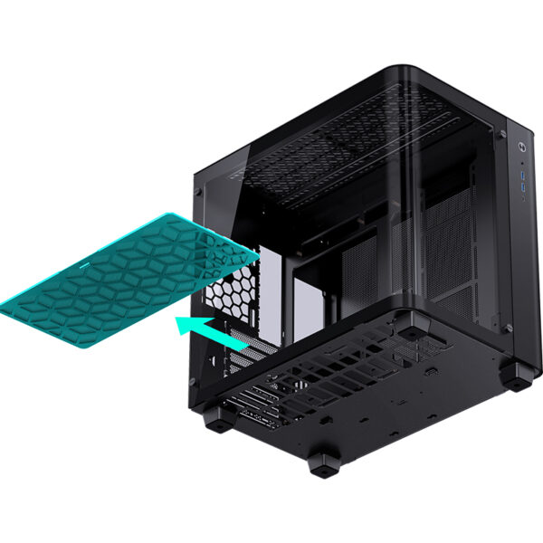 VỎ CASE PC JONSBO TK-3 BLACK - Ảnh 26