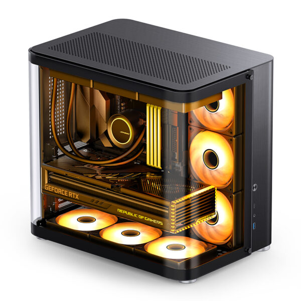 VỎ CASE PC JONSBO TK-2 BLACK - Hình ảnh 3