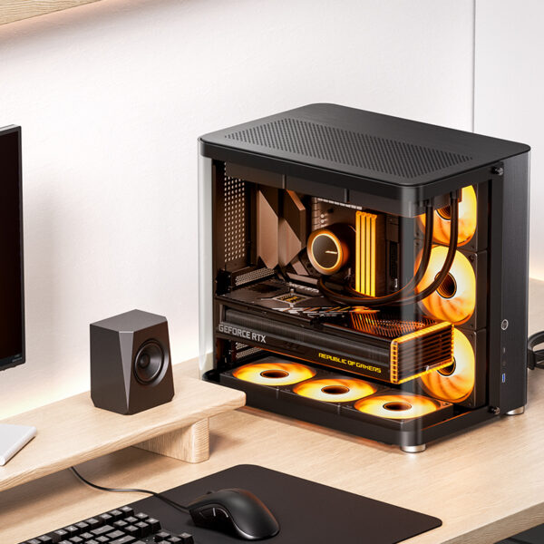 VỎ CASE PC JONSBO TK-2 BLACK - Hình ảnh 4