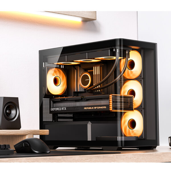 VỎ CASE PC JONSBO D300 BLACK - Hình ảnh 5