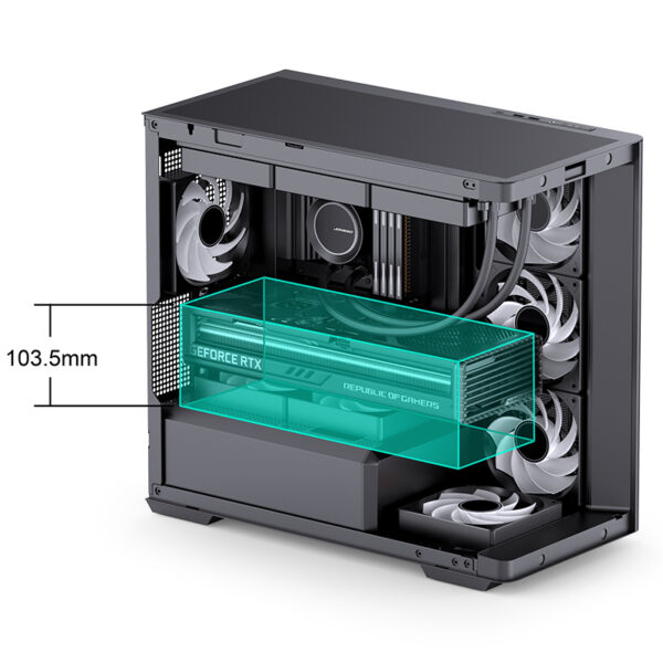 VỎ CASE PC JONSBO D300 BLACK - Hình ảnh 7