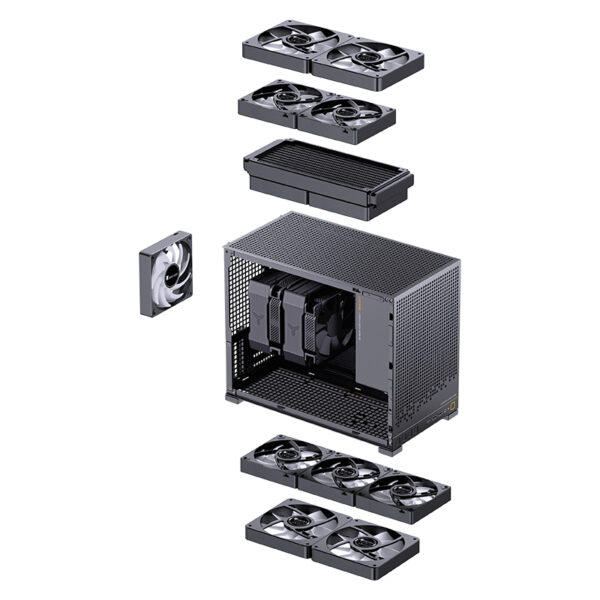 VỎ CASE PC JONSBO D32 PRO BLACK - Hình ảnh 9