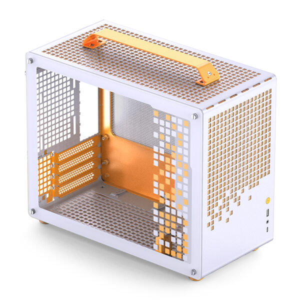 VỎ CASE PC M-ATX JONSBO Z20 ORANGE WHITE - Hình ảnh 2
