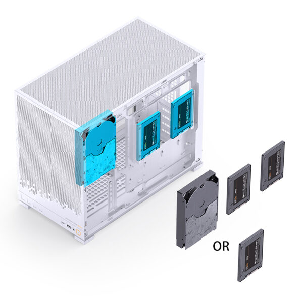 VỎ CASE PC JONSBO D32 STD WHITE - Hình ảnh 10