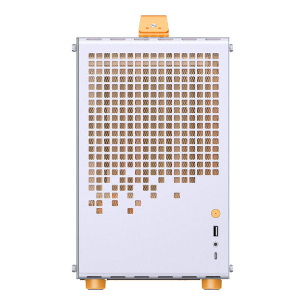 VỎ CASE PC M-ATX JONSBO Z20 ORANGE WHITE - Hình ảnh 3