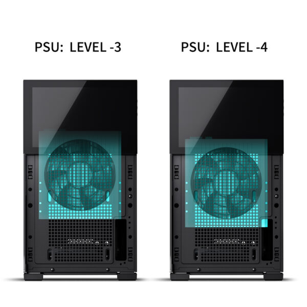 VỎ CASE PC JONSBO D31 MESH SCREEN BLACK - Hình ảnh 23