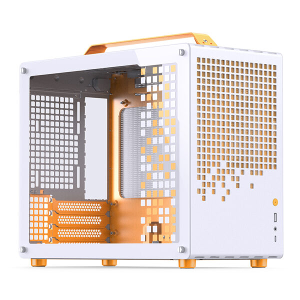 VỎ CASE PC M-ATX JONSBO Z20 ORANGE WHITE