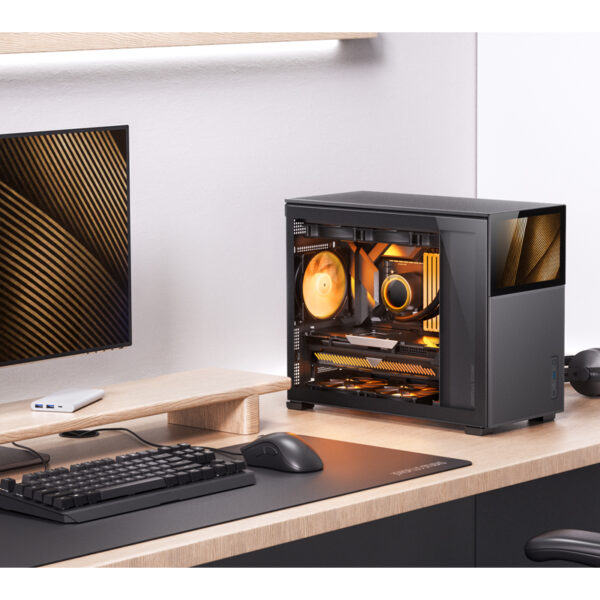 VỎ CASE PC JONSBO D31 MESH SCREEN BLACK - Hình ảnh 39