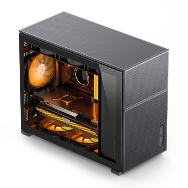 VỎ CASE PC JONSBO D31 MESH MINI TOWER M-ATX (BLACK) - Hình ảnh 2
