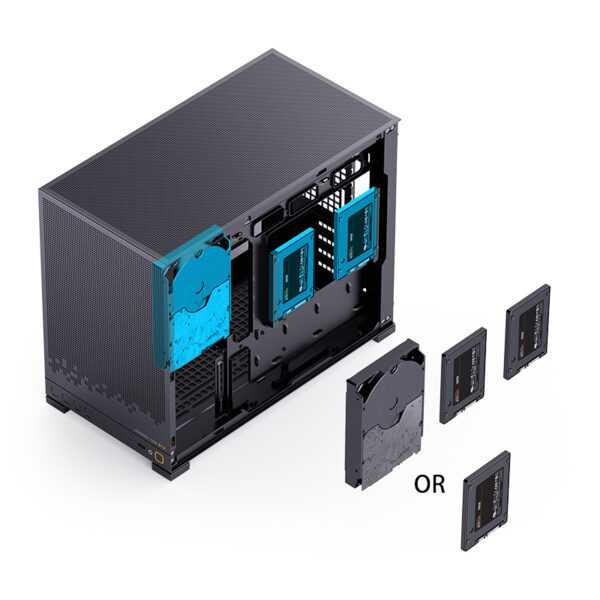 VỎ CASE PC JONSBO D32 STD BLACK - Hình ảnh 10
