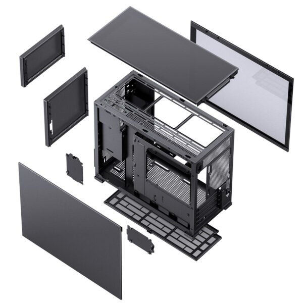 VỎ CASE PC JONSBO D31 MESH MINI TOWER M-ATX (BLACK) - Hình ảnh 11