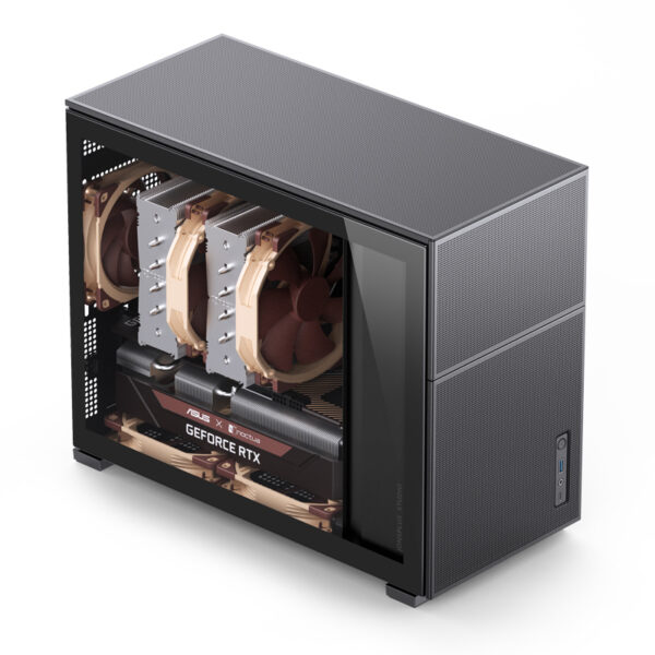 VỎ CASE PC JONSBO D31 MESH MINI TOWER M-ATX (BLACK) - Hình ảnh 12