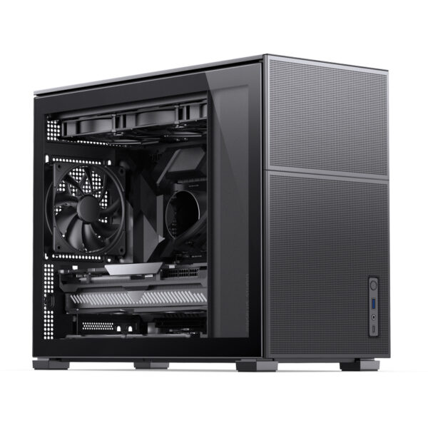 VỎ CASE PC JONSBO D31 MESH MINI TOWER M-ATX (BLACK) - Hình ảnh 14