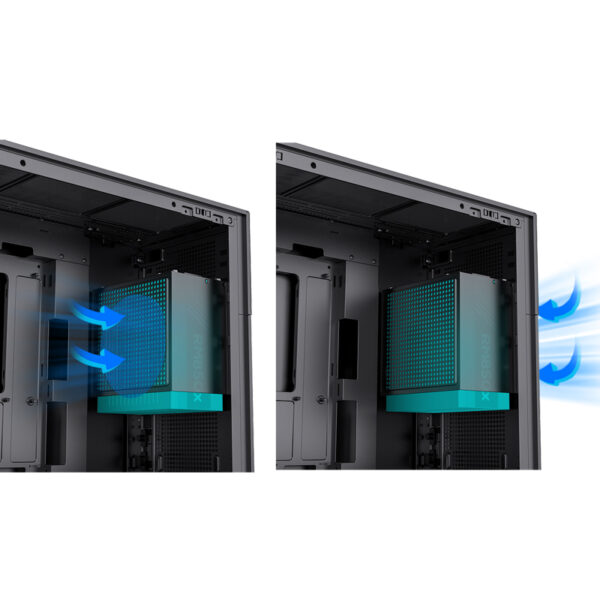 VỎ CASE PC JONSBO D31 MESH MINI TOWER M-ATX (BLACK) - Hình ảnh 19