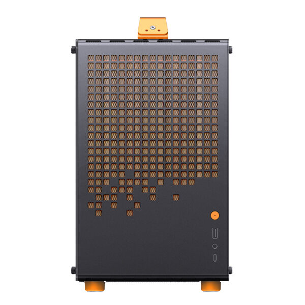 VỎ CASE PC M-ATX JONSBO Z20 MINI TOWER M-ATX ORANGE BLACK - Ảnh 3