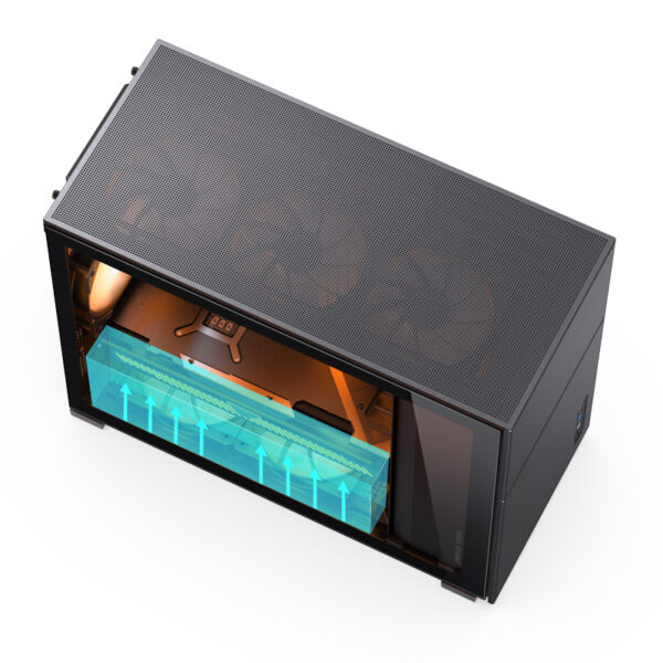 VỎ CASE PC JONSBO D31 MESH MINI TOWER M-ATX (BLACK) - Hình ảnh 23