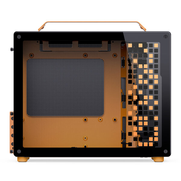VỎ CASE PC M-ATX JONSBO Z20 MINI TOWER M-ATX ORANGE BLACK - Ảnh 4