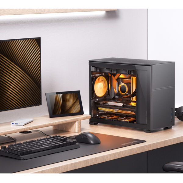 VỎ CASE PC JONSBO D31 MESH MINI TOWER M-ATX (BLACK) - Hình ảnh 6