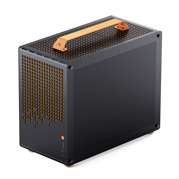 VỎ CASE PC M-ATX JONSBO Z20 MINI TOWER M-ATX ORANGE BLACK - Ảnh 7