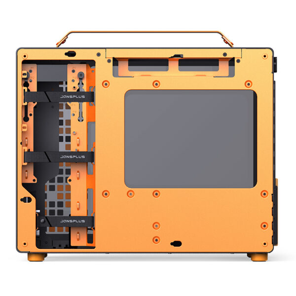 VỎ CASE PC M-ATX JONSBO Z20 MINI TOWER M-ATX ORANGE BLACK - Ảnh 9