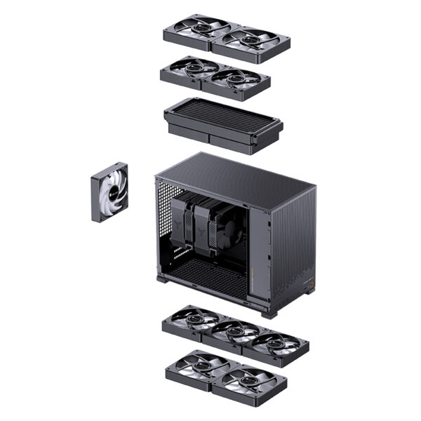 VỎ CASE PC JONSBO D32 STD BLACK - Hình ảnh 9