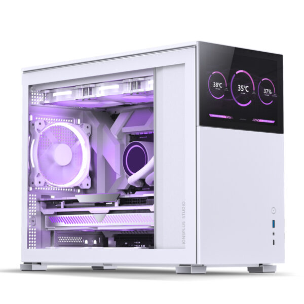 VỎ CASE PC JONSBO D31 STD SCREEN WHITE - Hình ảnh 11