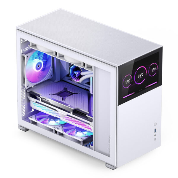 VỎ CASE PC JONSBO D31 STD SCREEN WHITE - Hình ảnh 2