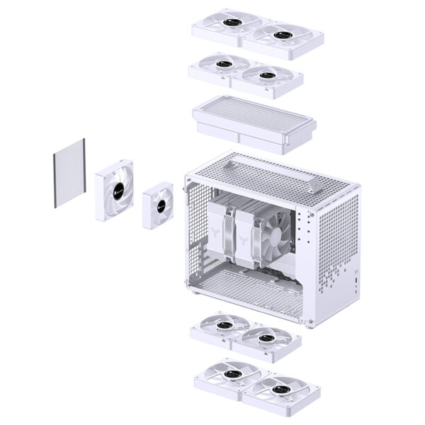 VỎ CASE PC M-ATX JONSBO Z20 MINI TOWER M-ATX WHITE - Hình ảnh 46