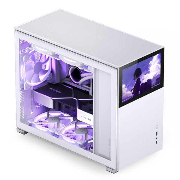 VỎ CASE PC JONSBO D31 STD SCREEN WHITE - Hình ảnh 48