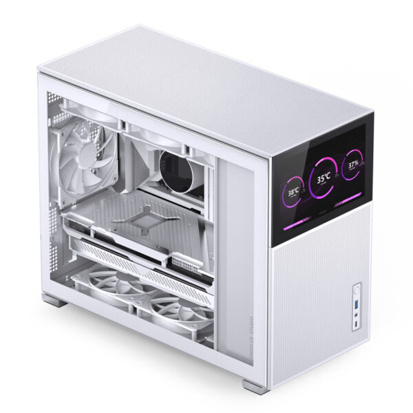VỎ CASE PC JONSBO D31 MESH SCREEN WHITE - Hình ảnh 37