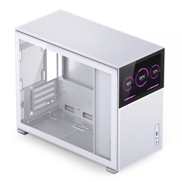 VỎ CASE PC JONSBO D31 MESH SCREEN WHITE - Hình ảnh 36