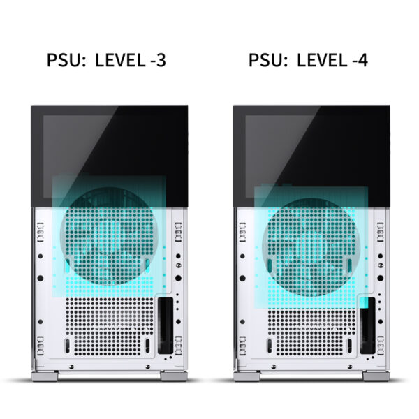 VỎ CASE PC JONSBO D31 MESH SCREEN WHITE - Hình ảnh 27