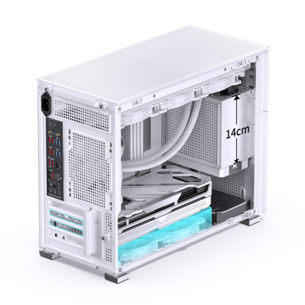 VỎ CASE PC JONSBO D31 MESH SCREEN WHITE - Hình ảnh 26