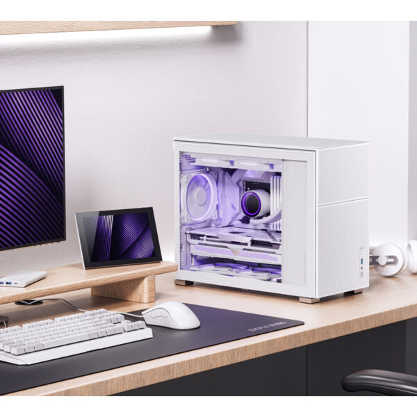 VỎ CASE PC JONSBO D31 MESH WHITE - Hình ảnh 6