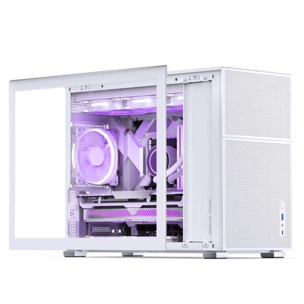 VỎ CASE PC JONSBO D31 MESH WHITE - Hình ảnh 7
