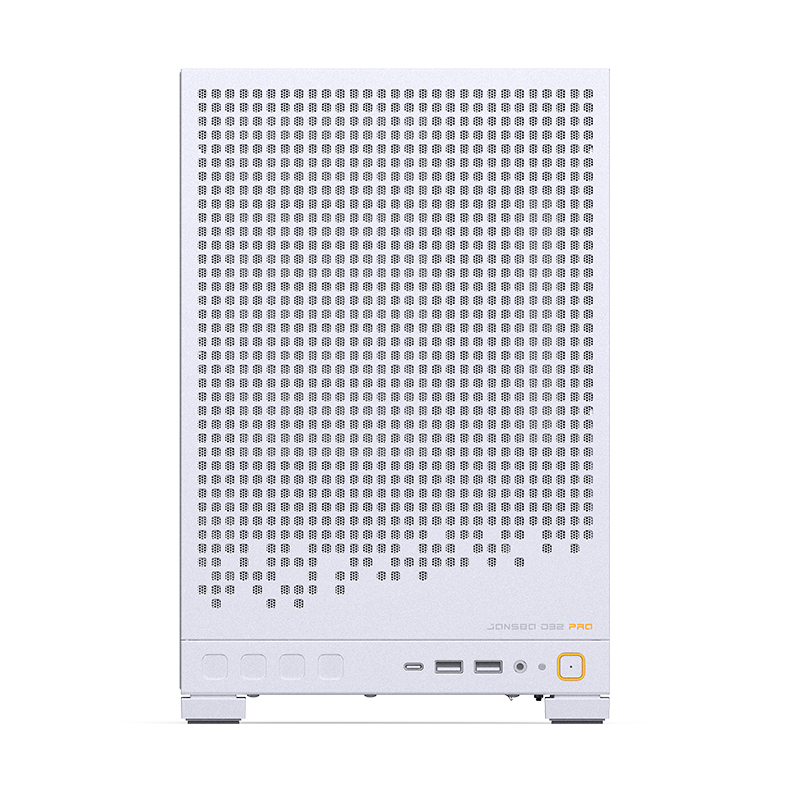 Nút nguồn và cổng của vỏ case Jonsbo D32 PRO