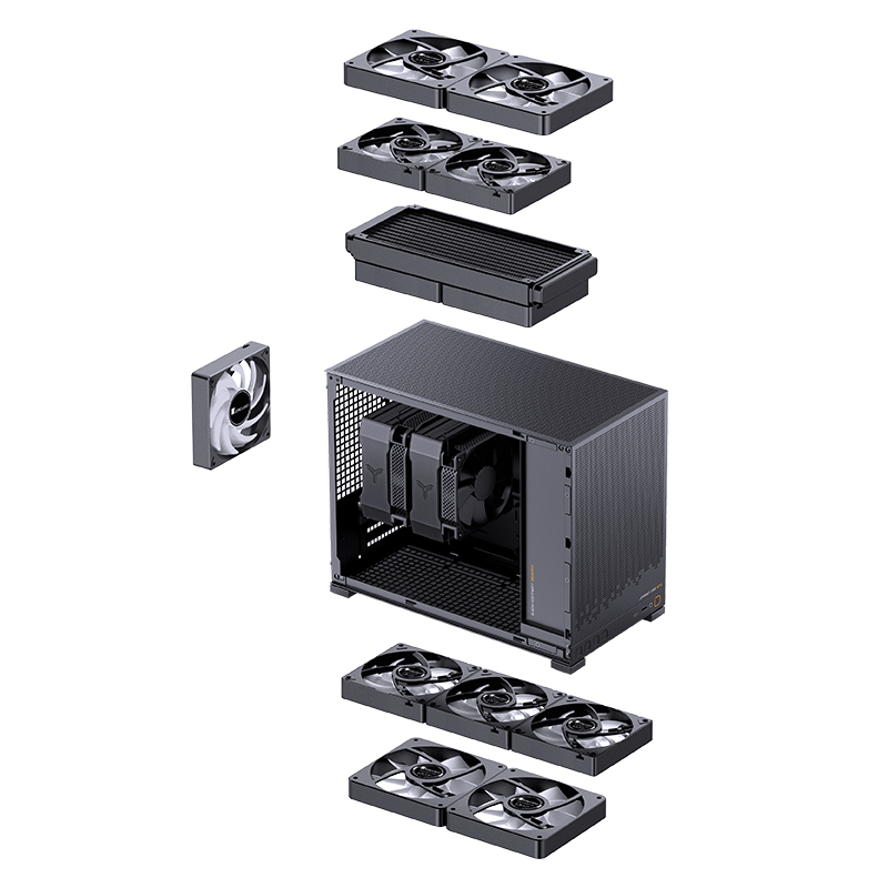 Hệ thống tản nhiệt của vỏ case Jonsbo D32