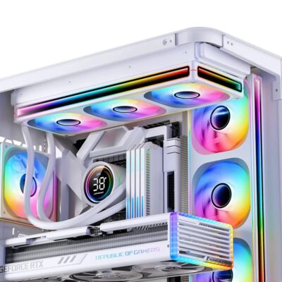 Jonsbo ZB với led ARGB ở cánh quạt làm nổi bật case PC